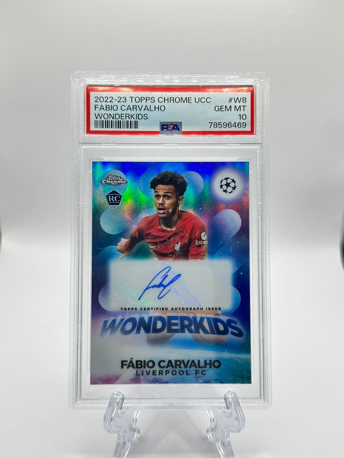 Fabio Carvalho (Wonderkids) Rookie Card | Liverpool FC 2022/23 (Autografiada)
