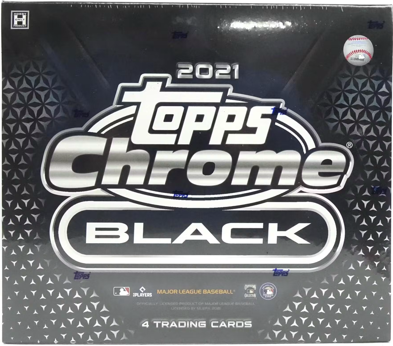 2021 Topps Chrome Black Baseball Hobby Box