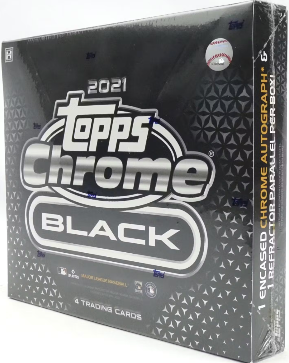 2021 Topps Chrome Black Baseball Hobby Box