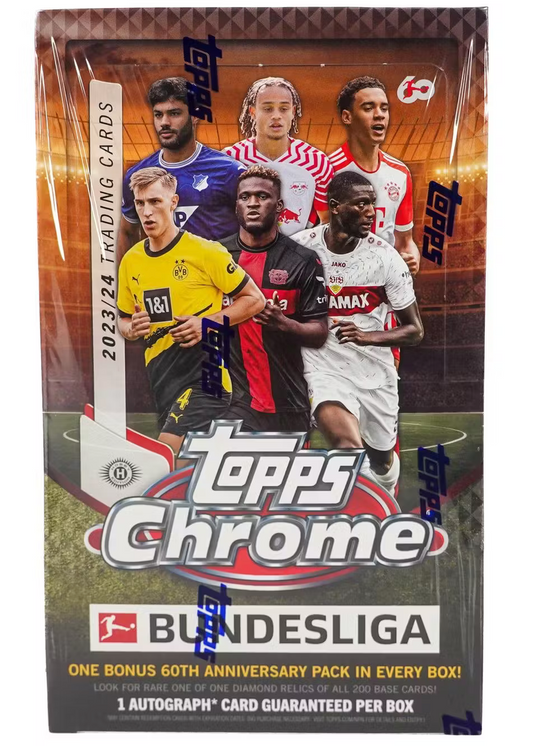 2023/24 Topps Chrome Bundesliga Soccer Hobby Box