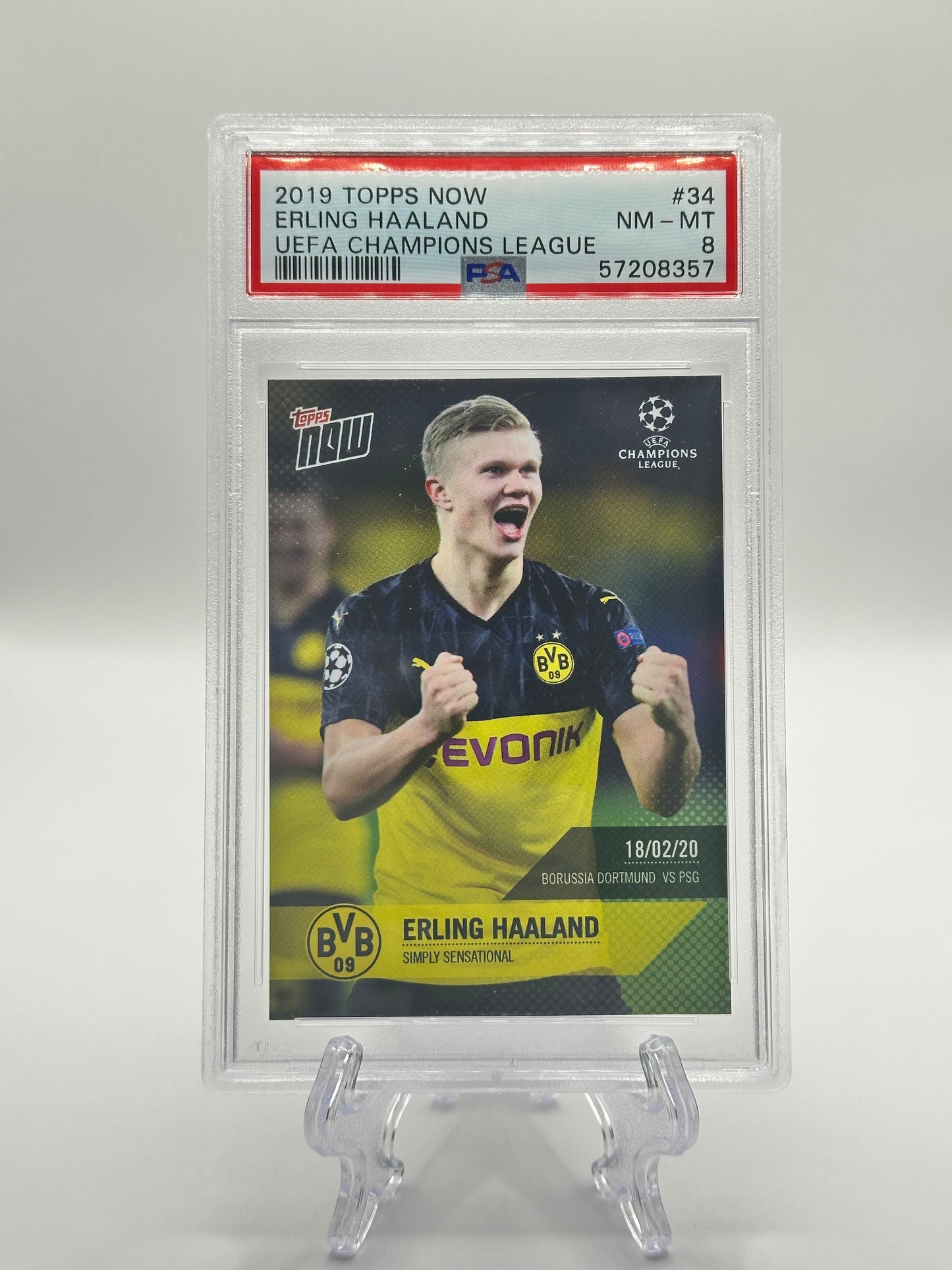 Erling Haaland Rookie Card | Borussia Dortmund 2019