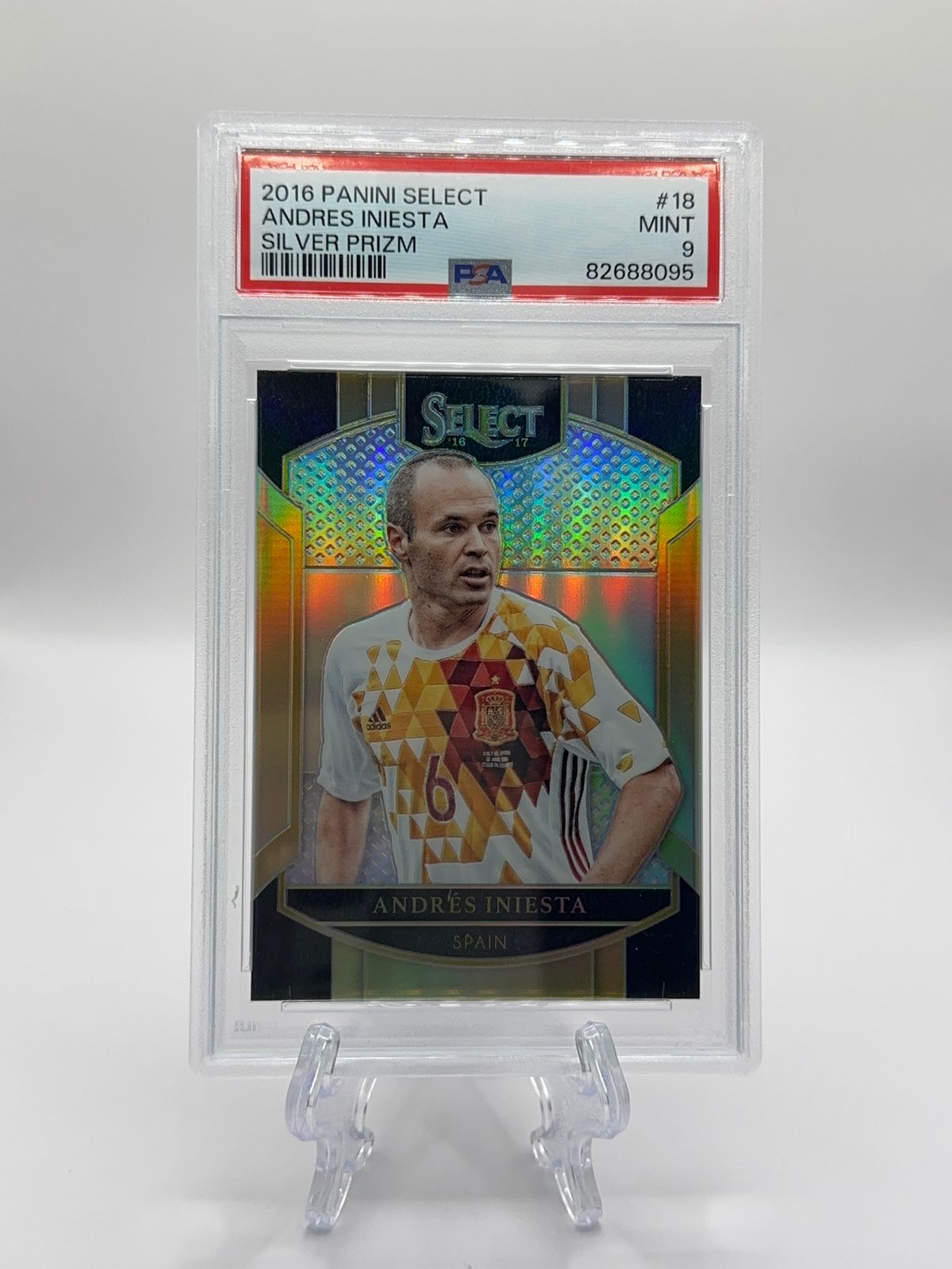 Andres Iniesta Silver Prizm | España 2016/17