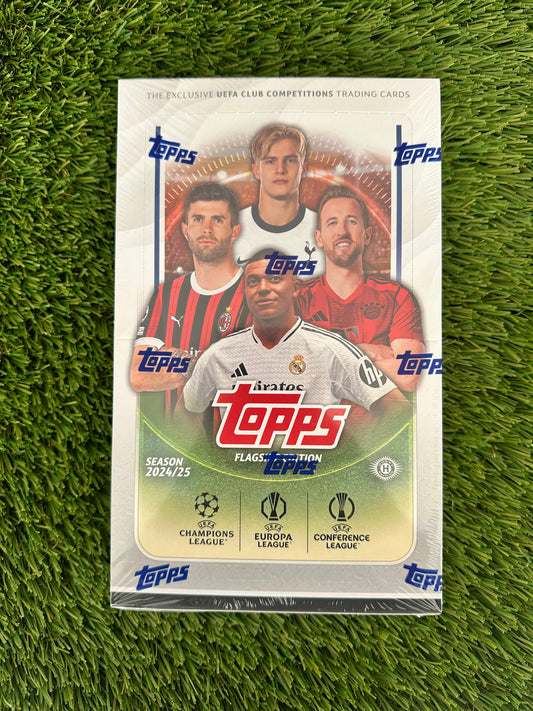 2024/25 Topps UEFA Club Competitions Flagship Hobby Box Soccer