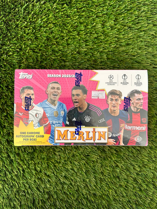 2023/24 Topps Merlin Hobby Box Soccer