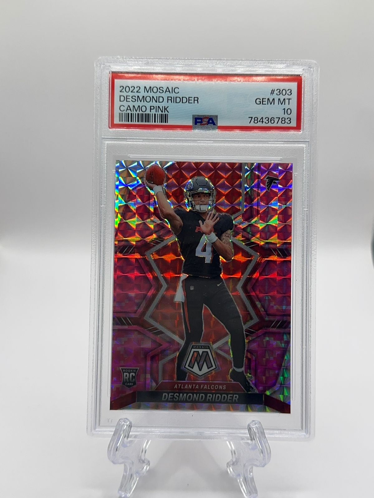 Desmond Ridder (Camo Pink) Rookie Card | Atlanta Falcons 2022