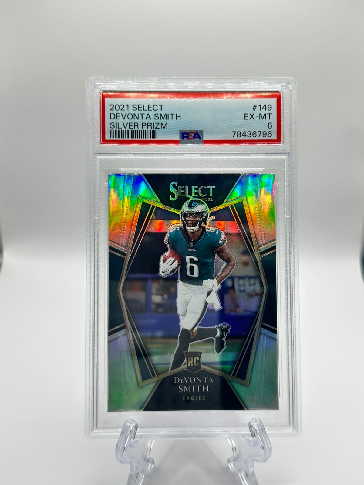 Devonta Smith (Silver Prizm) Rookie Card | Philadelphia Eagles 2021