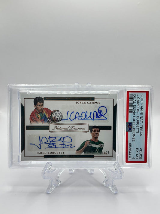 Jorge Campos / Jared Borgetti Dual Signatures Bronze | México 2018 (Autografiada)