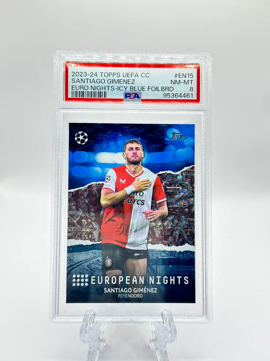 Santiago Gimenez (European Nights Icy Blue Foil) | Feyenoord 2023/24